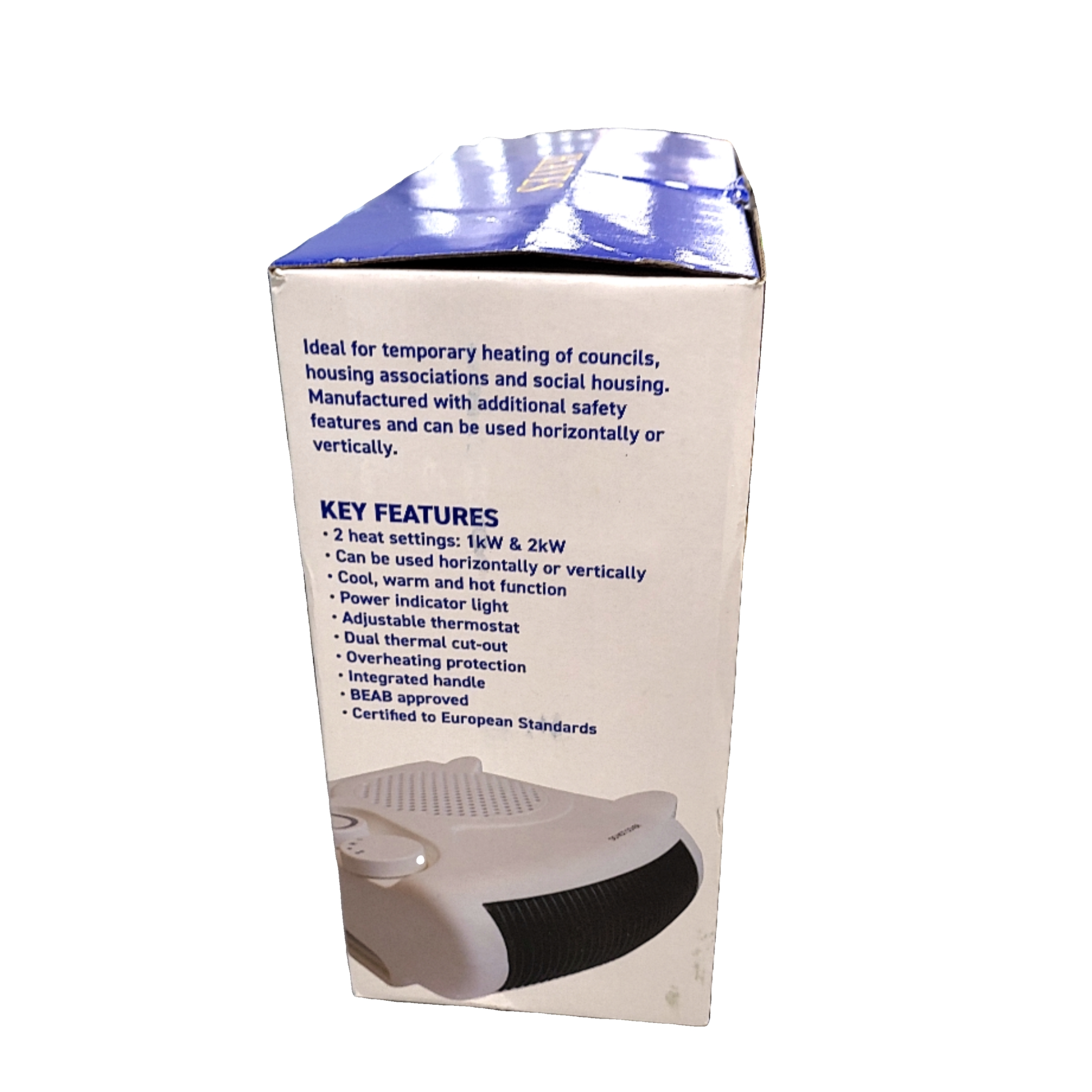 New ARTIC HAYES 2kW FAN HEATER - Own4Less